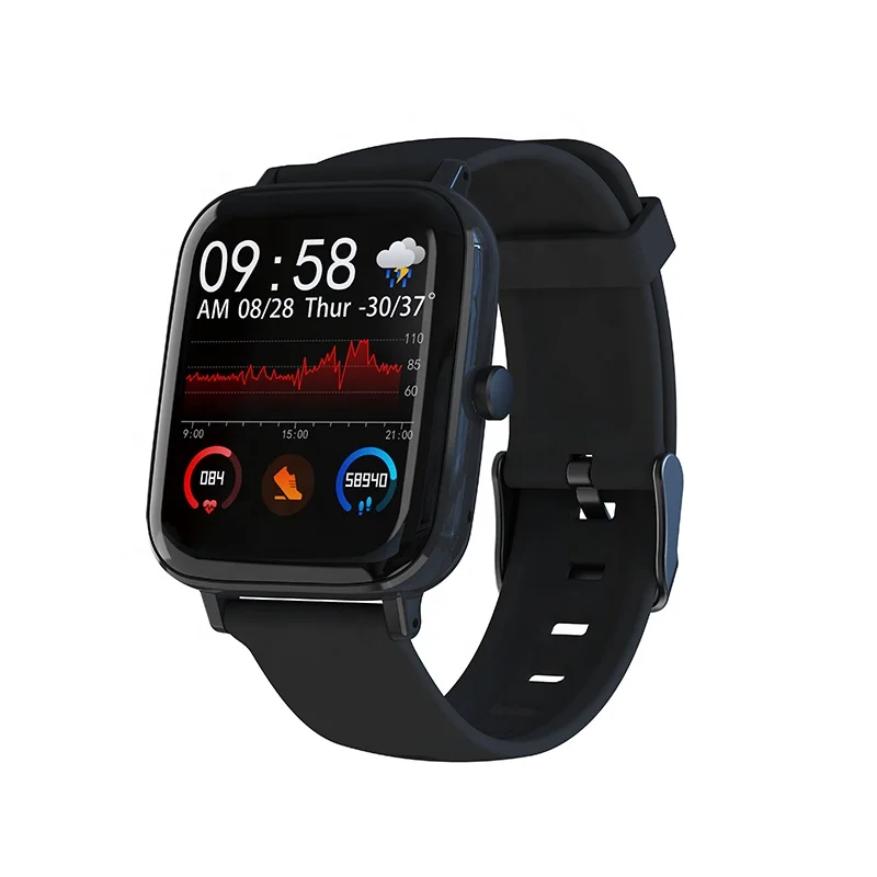 

Waterproof wireless Phone Calling Music Playing Heart Rate Blood Pressure Sports Smart Bracelet Smartwatch GT168 Smart Watch, Black/red/blue/pink