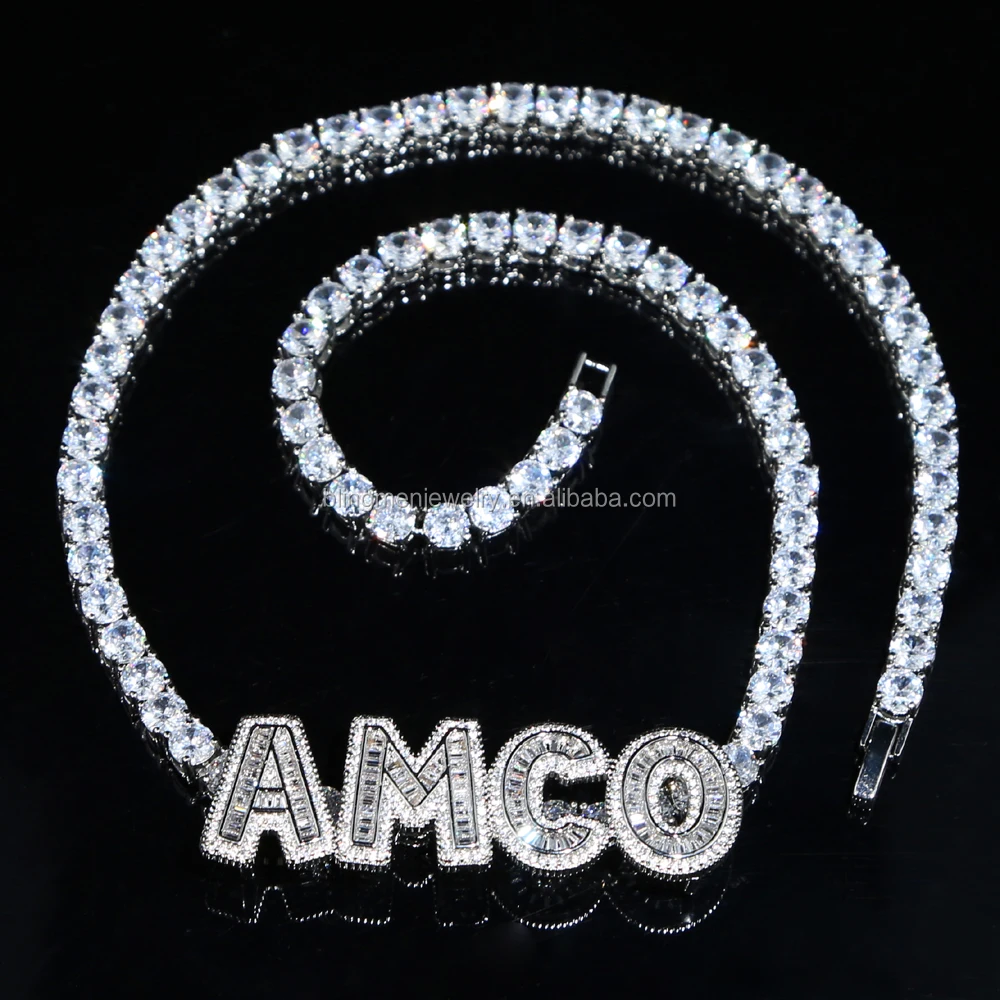 Silver Chain Pattern Names - Customize Your Bling Necklace