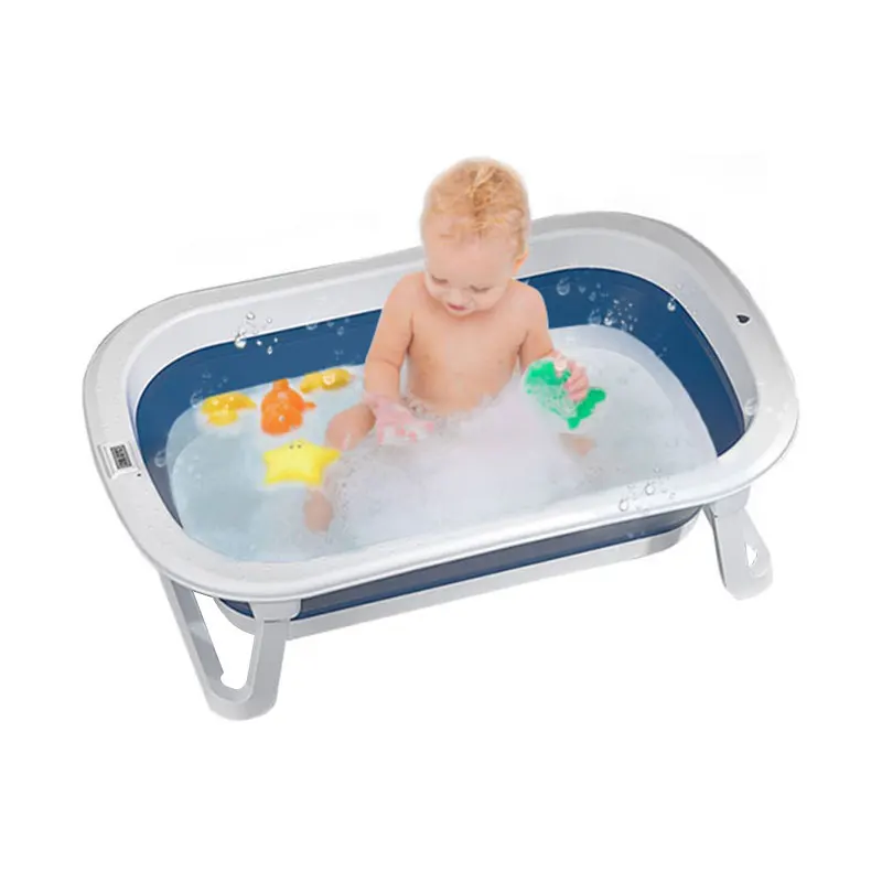 

Baby Item Folded Baby Bath Tub Set, Wholesale Newborn Bath Basin, Babies Bathing Products Collapsible Baby Bathes/, Optional