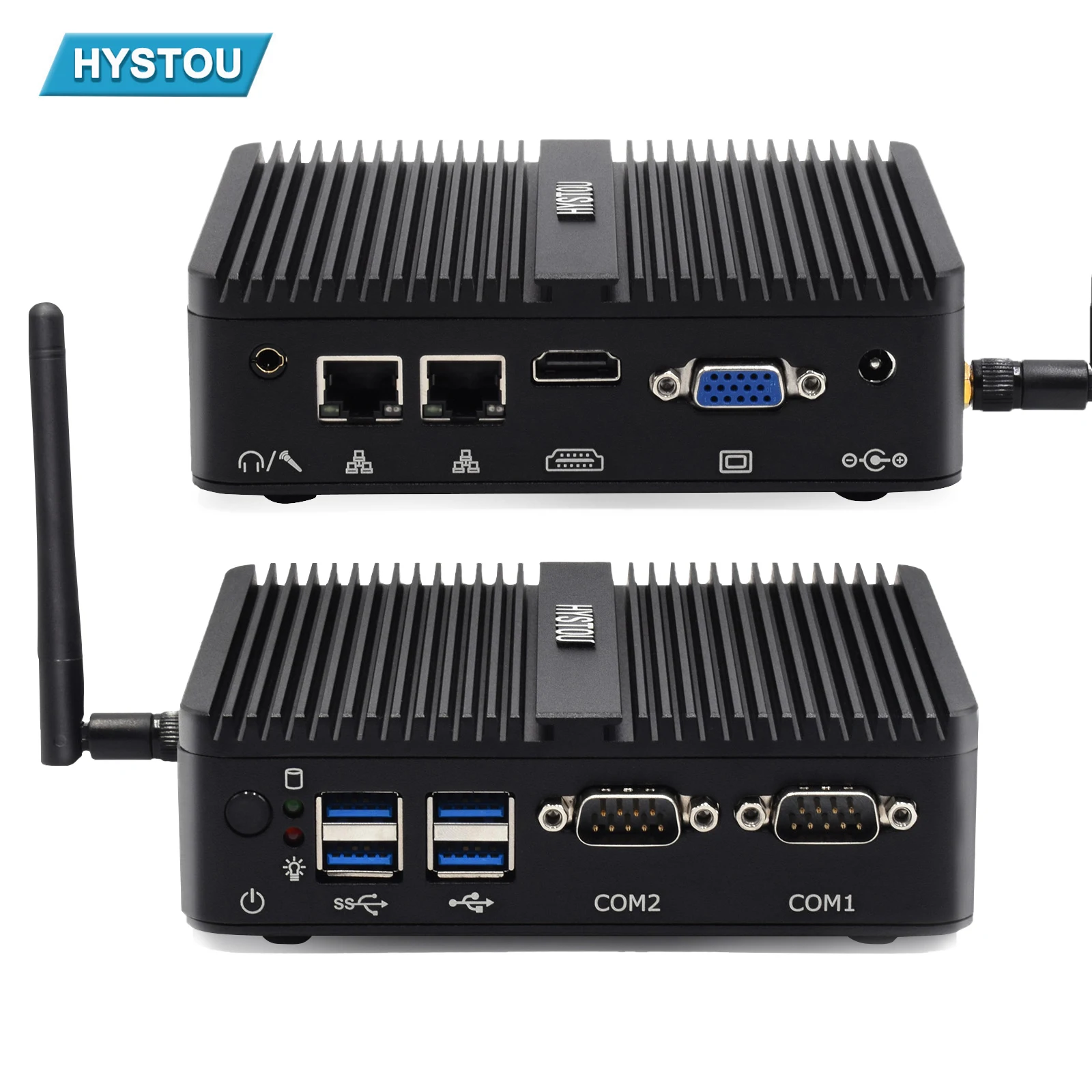 

HYSTOU Cheap Server Mini PC Dual Lan 6 USB Quad Core J4125 Linux Ubuntu Computer Desktop