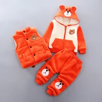 

cartoon pattern kids winter clothes 3pcs outfits baby clothes sets boys