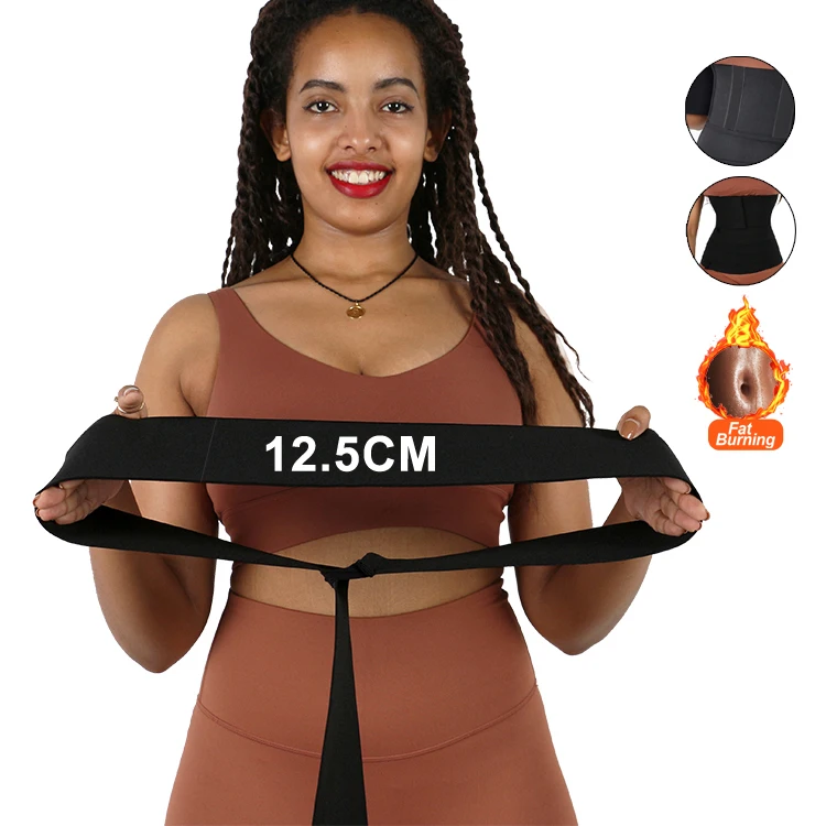 

Hot Sale Custom Logo Wholesale Waist Trimmer Wrap Tummy Belt Waist Cincher Tummy Wrap Waist Trainer Plus Size Shaper