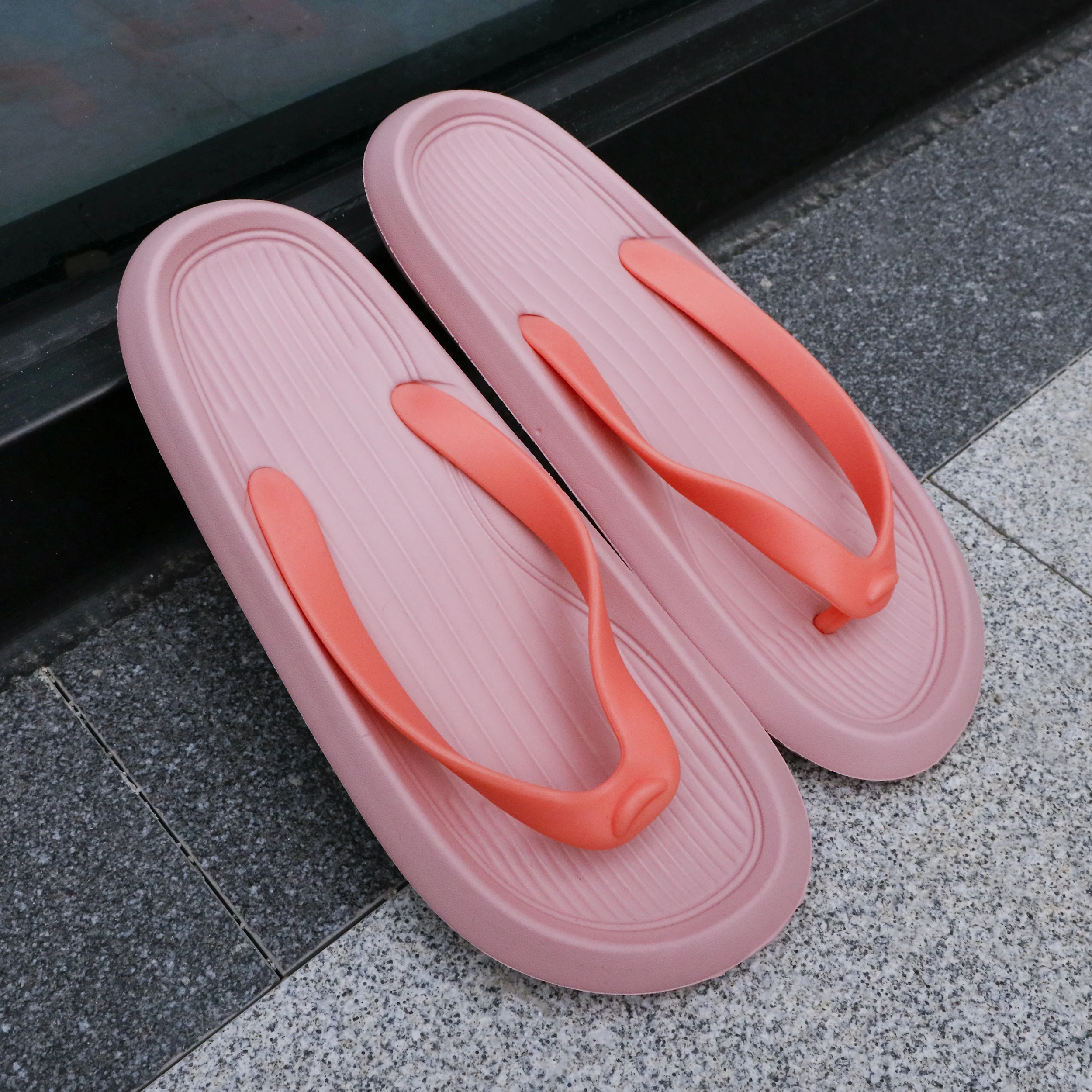 

High Quality Summer Man Non-Slip EVA Flip Flops Manufacturers Outdoor Bathroom Beach Thong Ladies Flipflop Slippers, Customized color