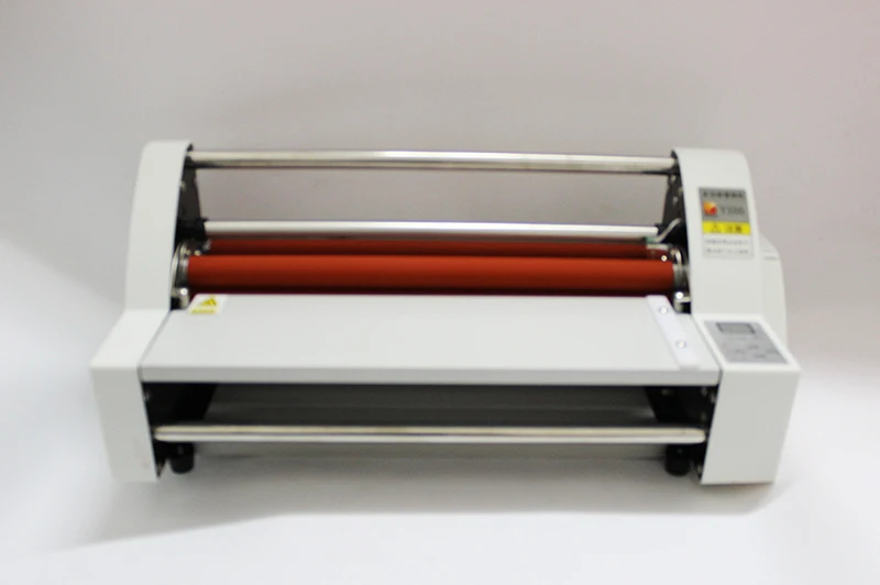 Hot Roll Laminating Machine 13 V350 Cold Hot Laminator Four Rollers