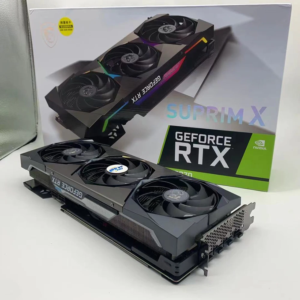 

Rumax Good Price MSI RTX 3070 Ti SUPRIM X 8G Computer Graphic Cards for Desktop computer