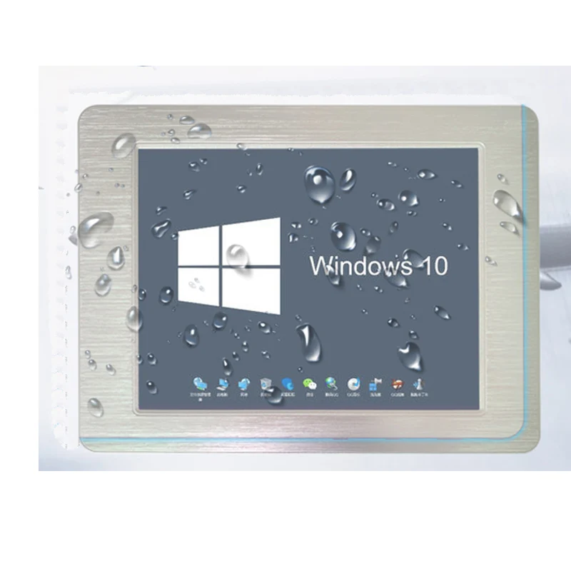 

15 inch Skylake Kabylake Core CPU All In One PC i7 7500U 7GEN 2*LAN 4GB ram touch screen Industrial panel PC