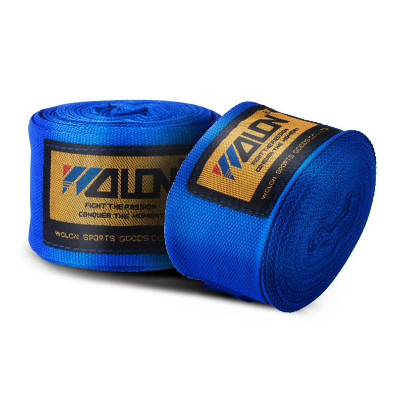 

Wolon custom your brand hand wraps for boxing /MMA match and training, Red/blue/black/white