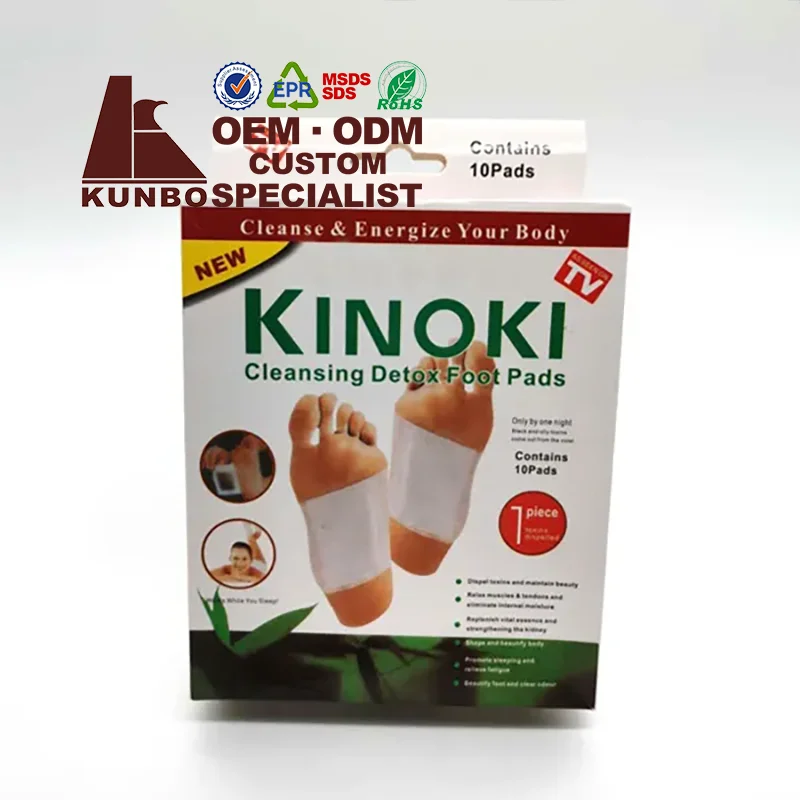 

Best Seller ! Oem/odm Bamboo Vinegar Detox Pads Detox Foot Patch 10piece/Bag