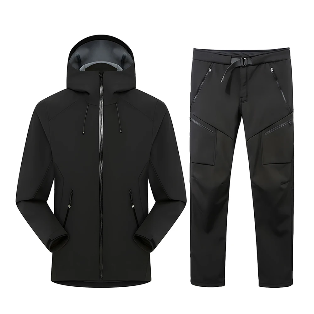 Hard Shell Waterproof Hiking Jacket & Trousers