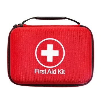 

Printed private logo/brand Emergency Portable First Aid Kit EVA Case, Red or custom colour