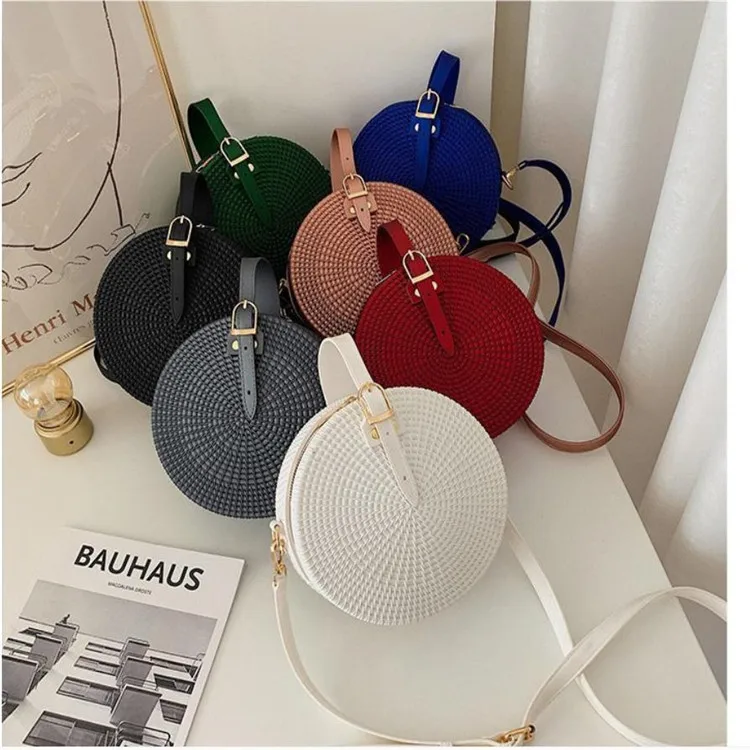 

New European and American style fashion shoulder cross-body bag silicone woven handbag, 8colors