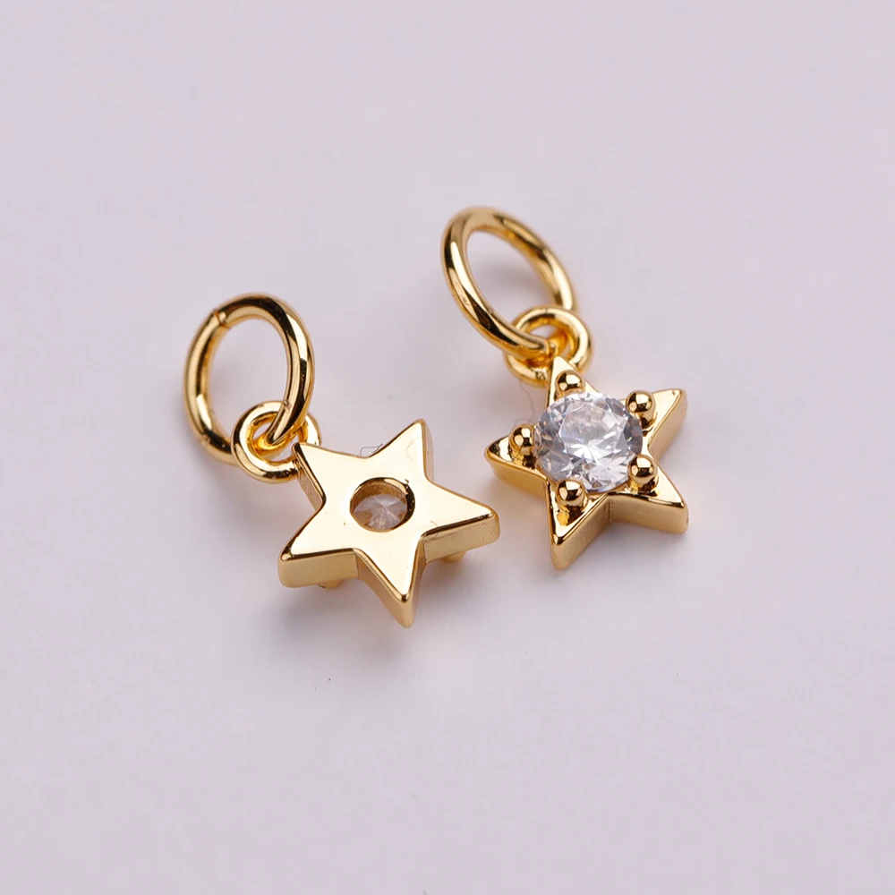 

The new Single diamond pentagram pendant of 2021 for Necklace Making