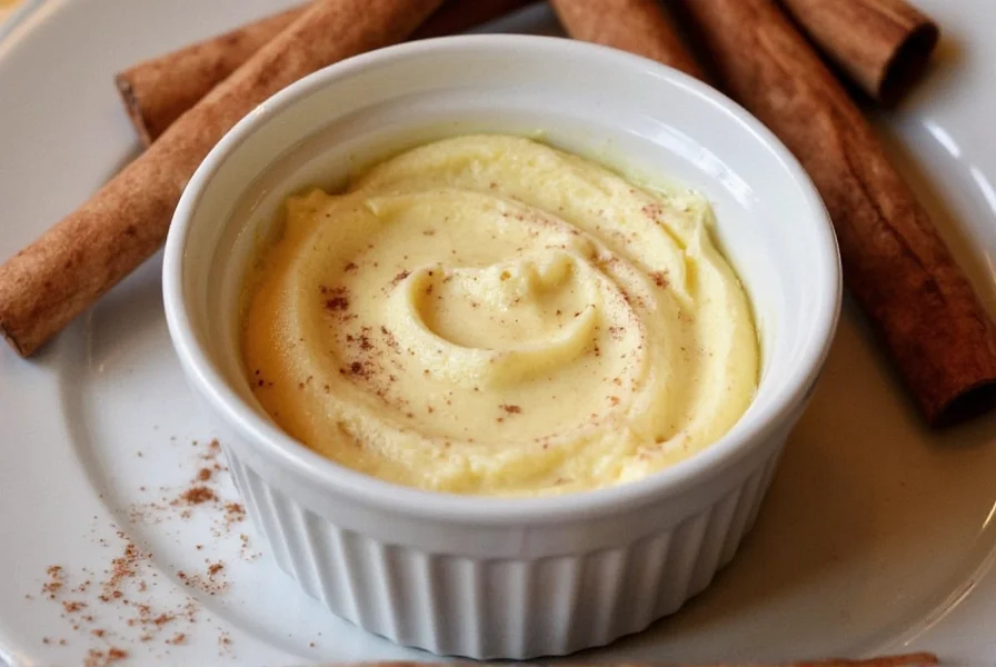 Assortment of cinnamon butter variations in small jars with different toppings and serving suggestions