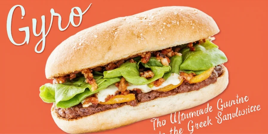 Side-by-side comparison of gyro and shawarma wraps