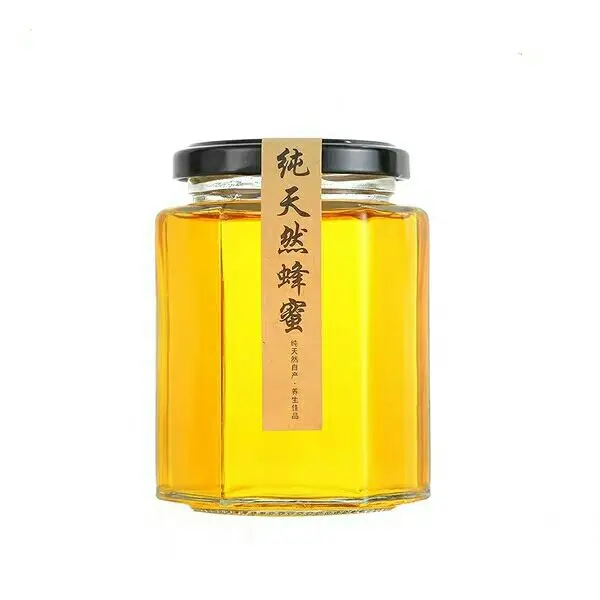 

Factory Produced Food Grade Honey Jar Hexagon, Transparent