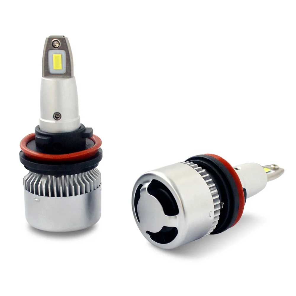 New Mi2 Car LED Headlight Bulb H7 H11 H1 H4 Hi-Lo Beam R4 Auto Headlamp Bulb 80W 8000LM 6000K White S2 Car LED Fog Light Bulb