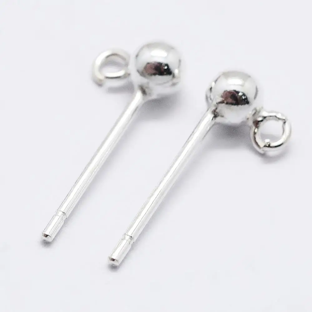 

Pandahall 14mm Long 925 Sterling Silver Ear Stud Findings