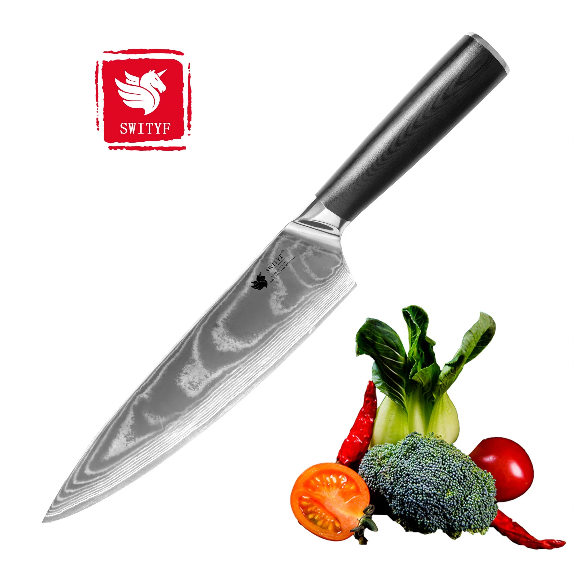 

OEM Japanese Chef Knife Set of Kitchen Knife Chef VG-10 Steel Core 67 Layers Chefs Knives