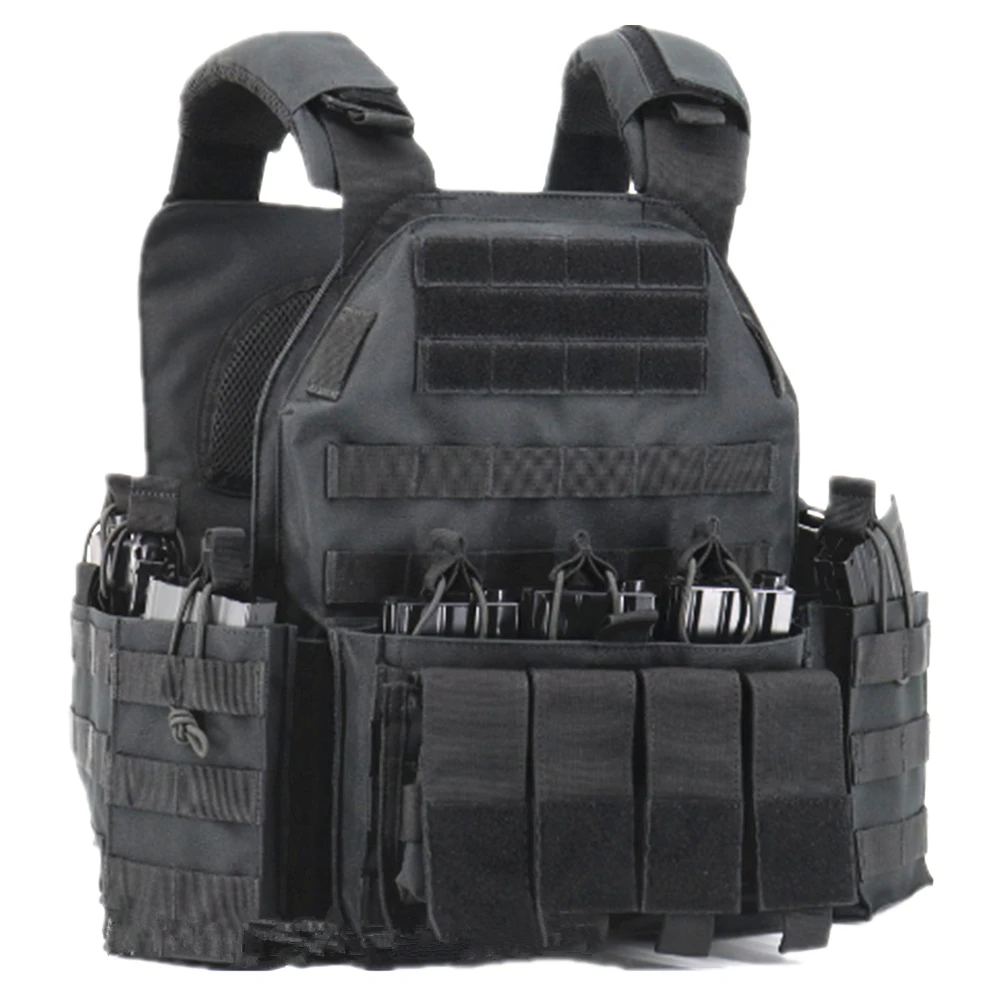 战术背心,军用战术防子弹背心可以与军队的防弹板一起使用