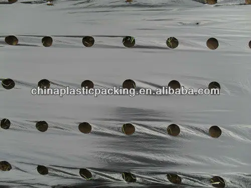 
Agricultural Silver shine plastic black mulch film used in greenhouse 