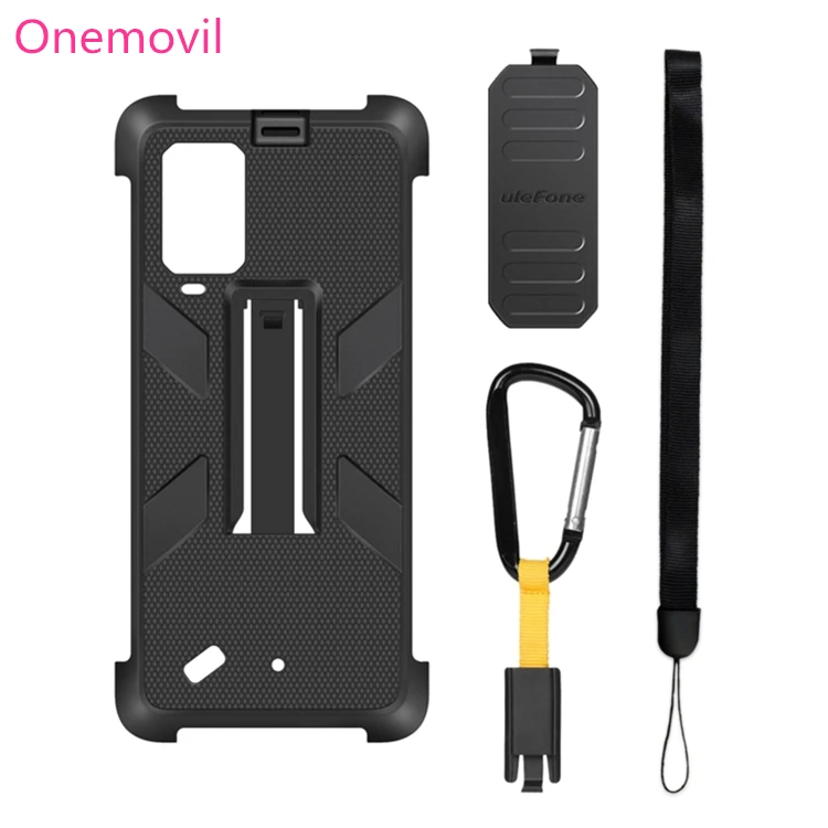 

Wholesale Multifunctional TPU + PC Protective Case with Back Clip & Carabiner For Ulefone Armor 10 5G/ Armor 9/ Armor 7 / 7E, Black