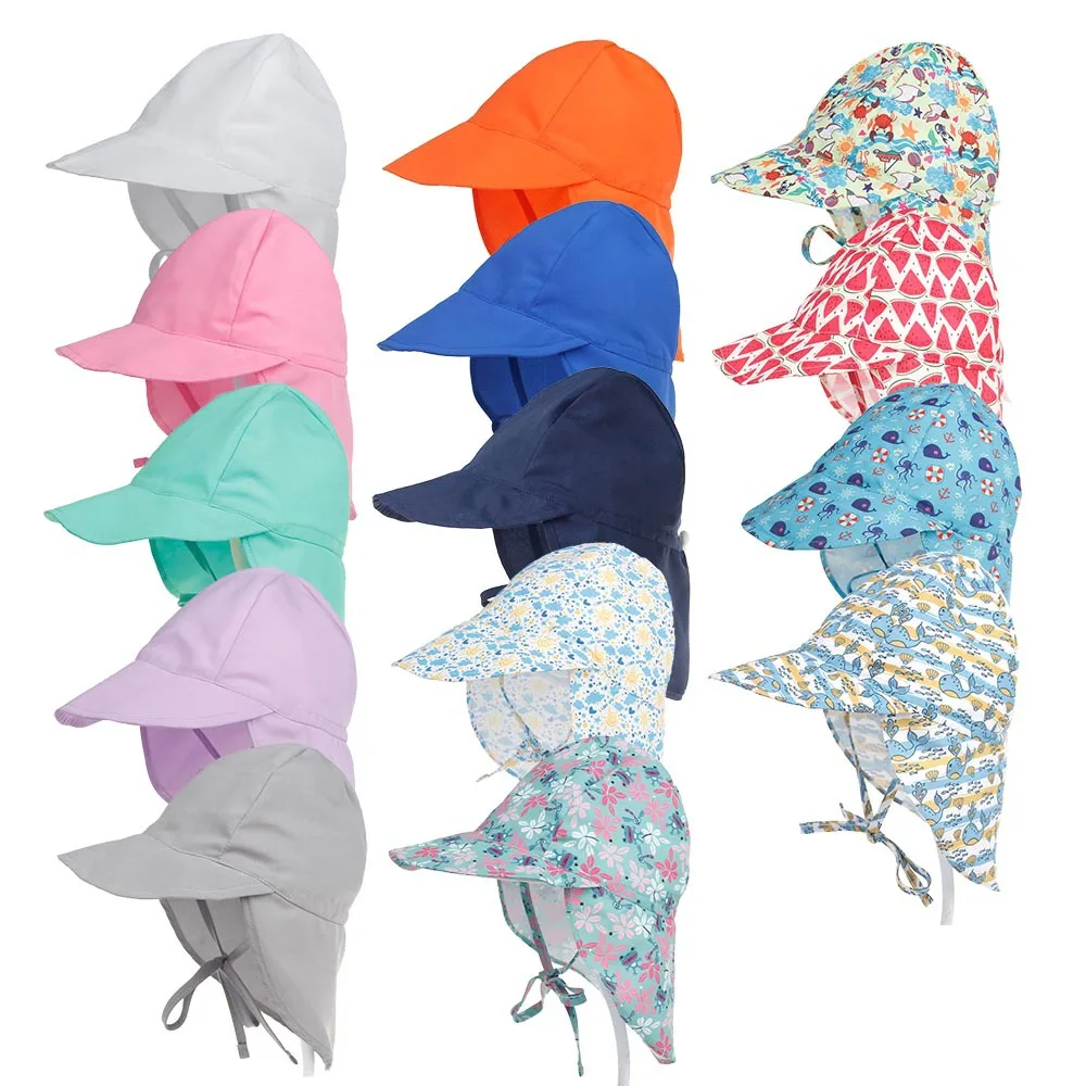 

free shipping Sombrero bucket hats Sunscreen hat outdoor breathable mesh kid child boy gilr baby sunshade beach hat with shield