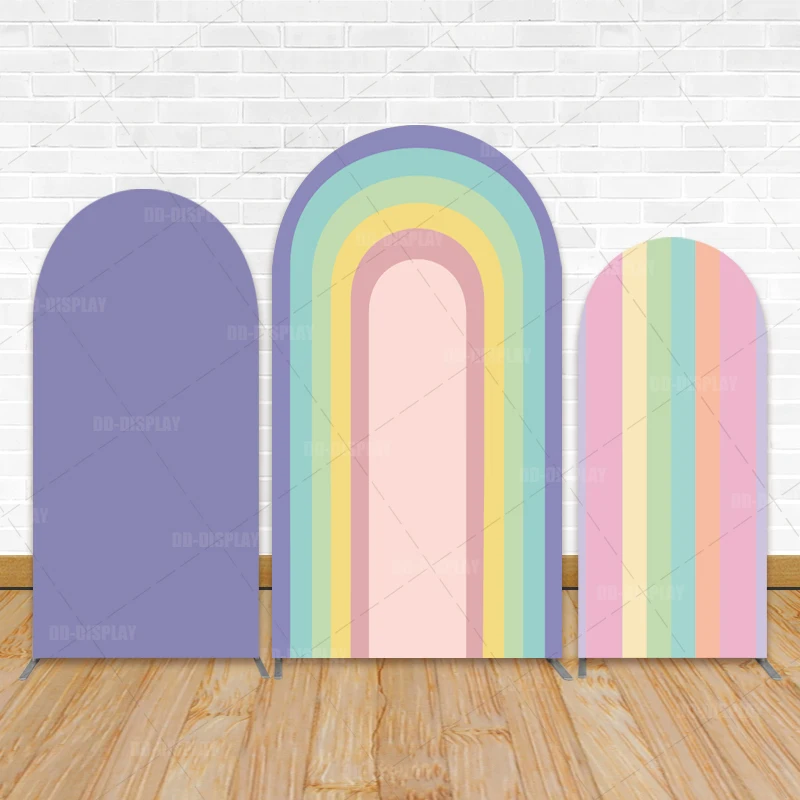

Solid Color Children Birthday Party Decoration Chiara Arch Cover For Wedding Half Arch Frame Backdrop