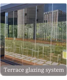 Modern Insulated Accordion Folding Door with Lock Folding Door Hardware