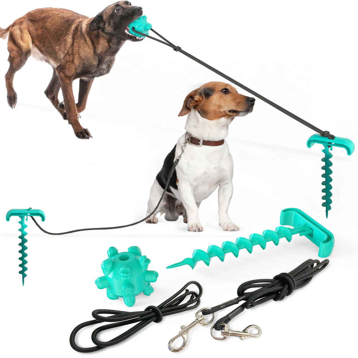 

Pet products Pet Molar Bite Toy With peg Chewing rope Ball For Dog toy sets
