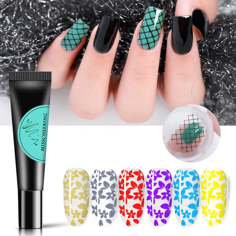 

Misscheering Nail Stamping Gel Polish 8ml Black White Stamp Print Oil UV Gel Lacquer Soak Off Varnish for Nail Art Stamping, 12 colors