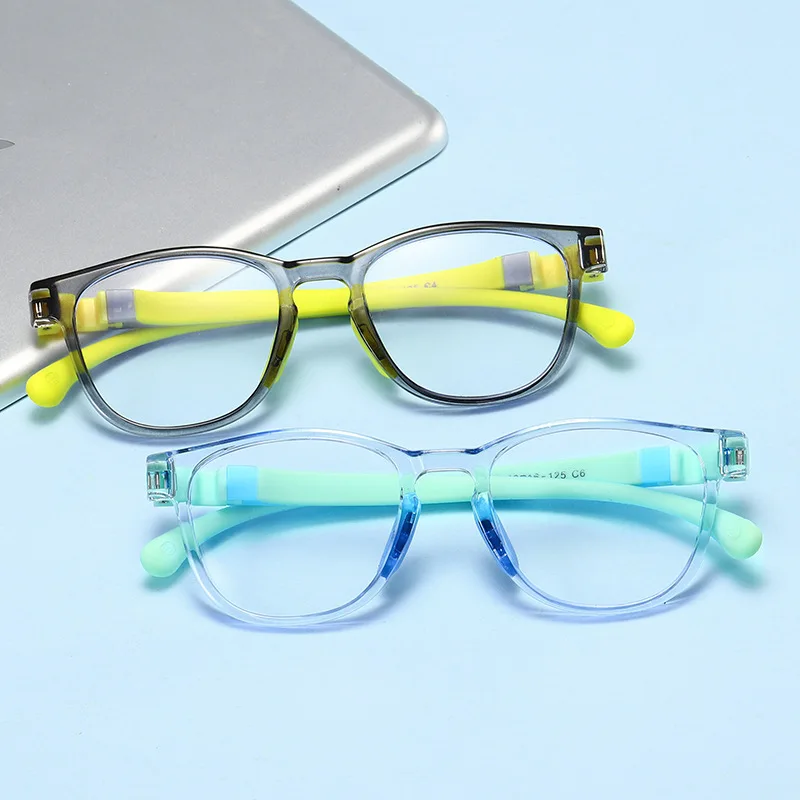 

Blue Light Glasses Frames Eyewear Optical Transparent For Kids, 8 colors
