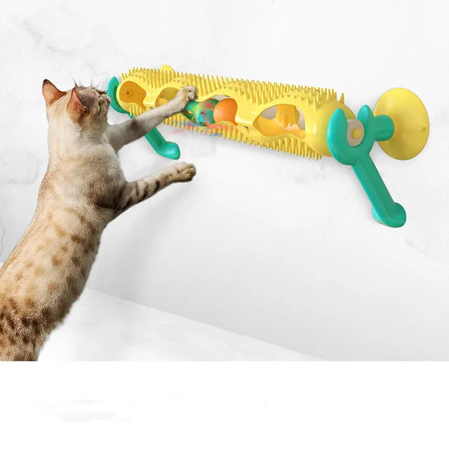 

Chinese Factory Best Pet Toys Tunnel Double Track Ball Design Cat Toy, Picture showed