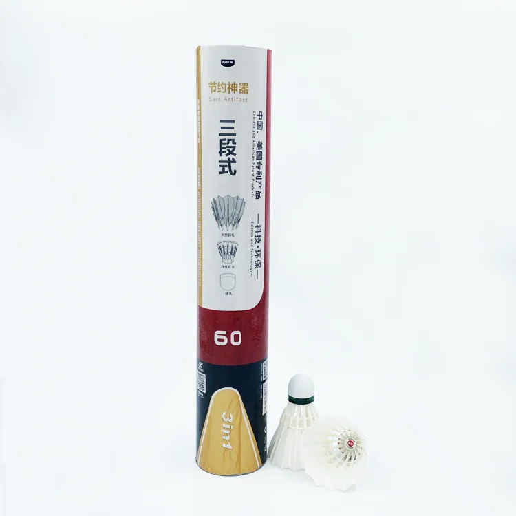 Tournament Duck Feather Badminton Durable Cork Badminton Shuttlecocks for Inoor Training