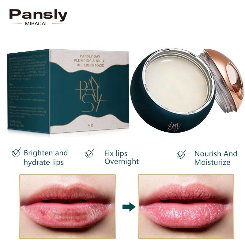 

Wholesale Moisturizing Nourishing Bleaching Permanent Pink Lip Cream Natural Lip Mask