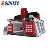 Heavy duty high accuracy large size 5 axis cnc router 360 degree for 3d model EPS wood foam pattern making working 3500 6500