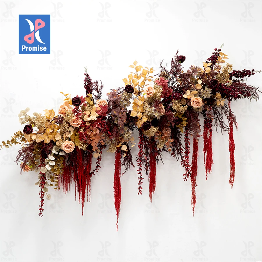 

European Style Classical Flower Row Wedding Decoration Artificial Flowers Flower Runner