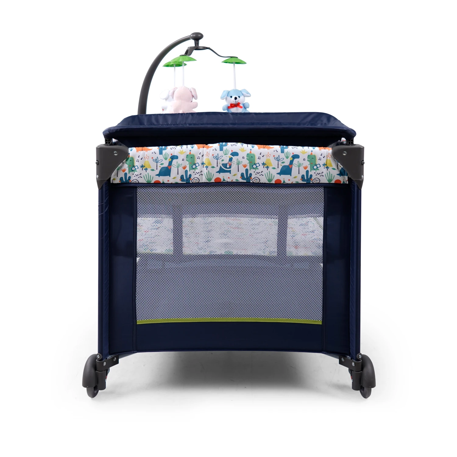 Baby Playpen Portable Metal Babycrib Folding Baby Bed Crib Cool Baby