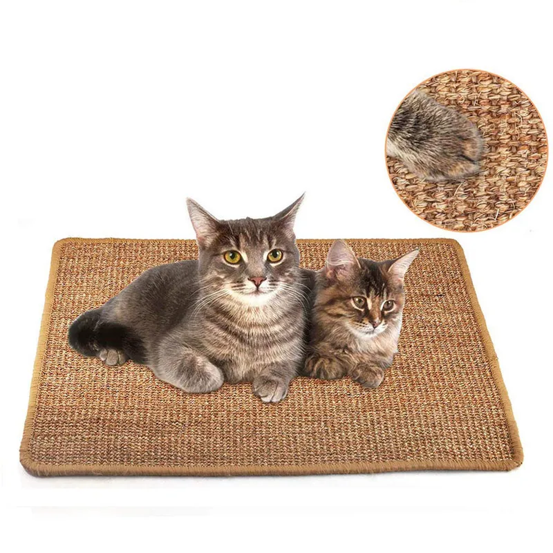 

Durable Cat Scratcher Thick Sisal Scratching Pad for Cats Anti-Slip Scratch Sleeping Mat, As picture