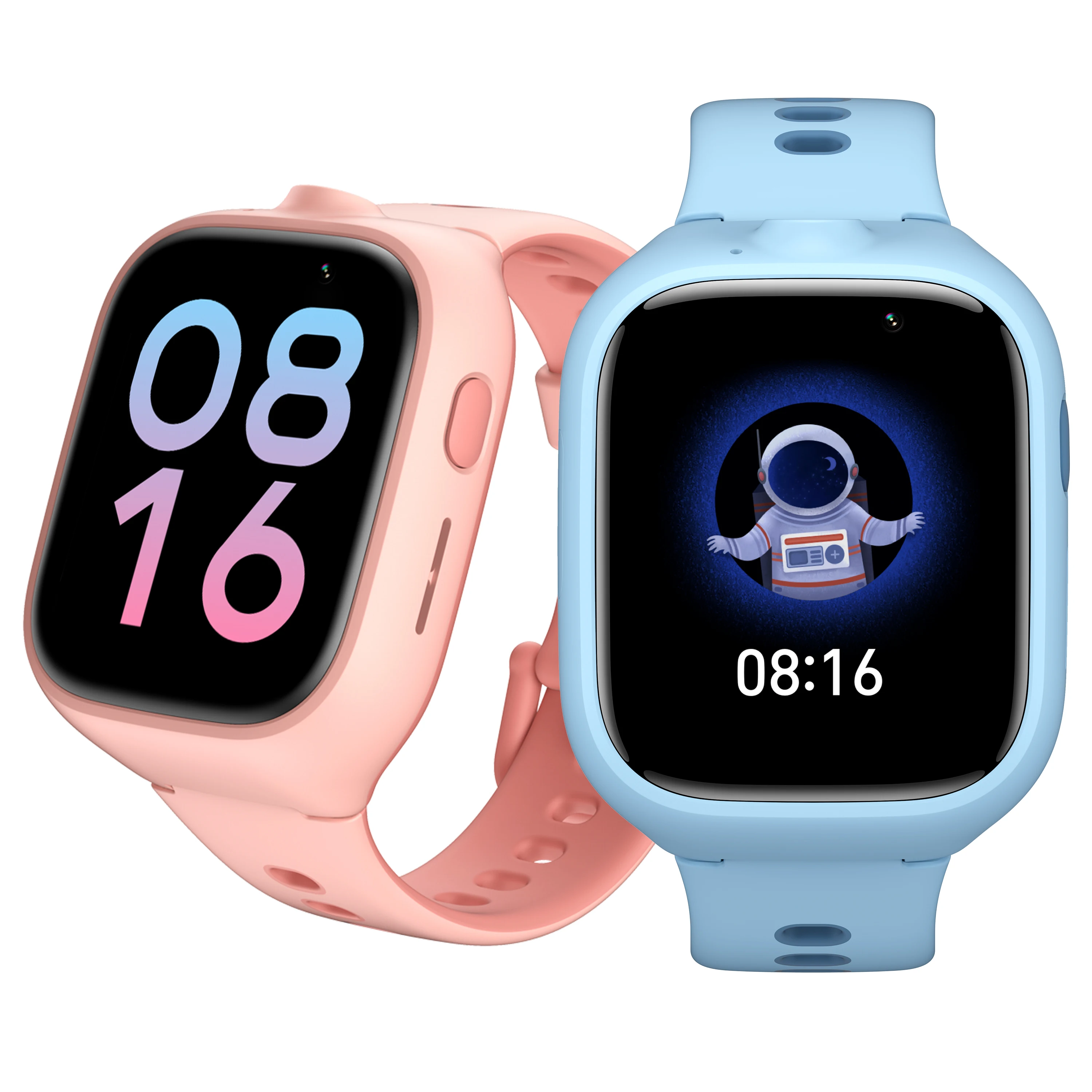 

100% Original Xiaomi Mitu Children Phone Watch 4X 4G full Netcom, video call Eightfold safety positioning, IPX8 waterproof, Pink, blue