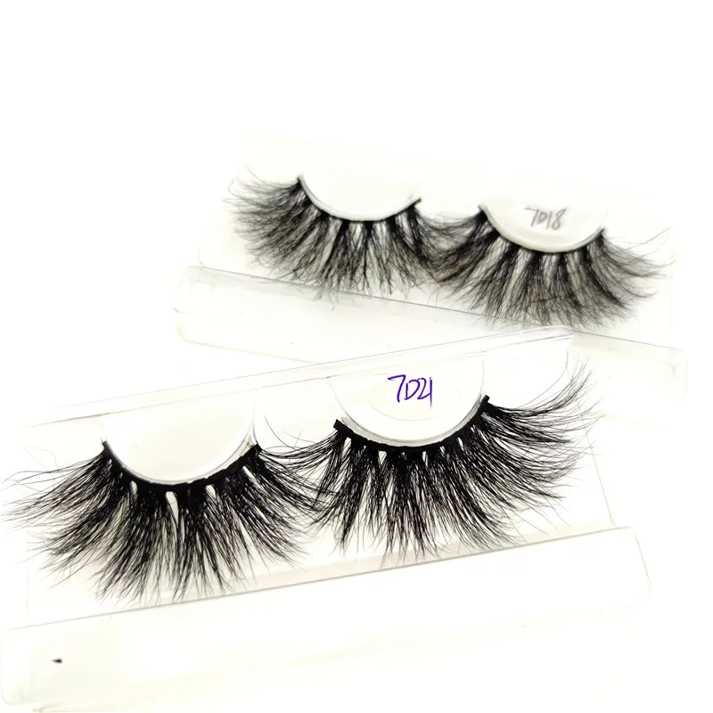 

Factory wholesale best natural length lashes 25mm 5d 7d mink eyelashes vendors