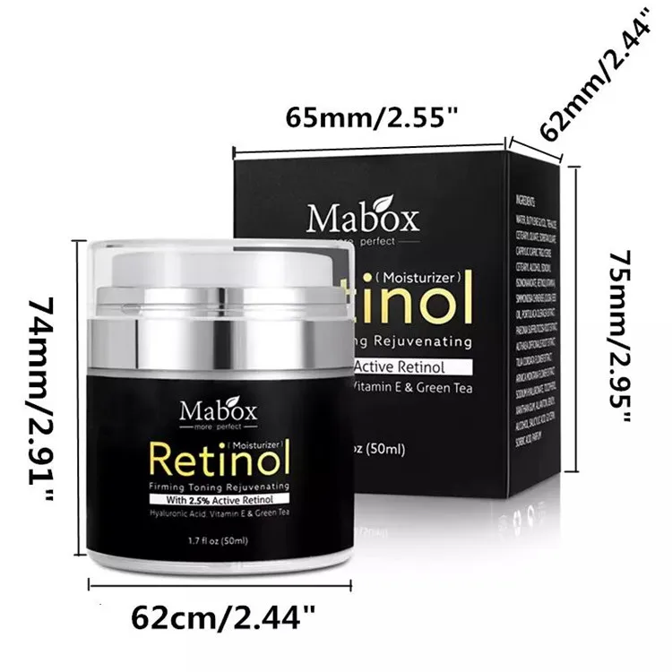 

50ml High Quality Wholesale Anti Aging Whitening Moisturizing Face Retinol Cream