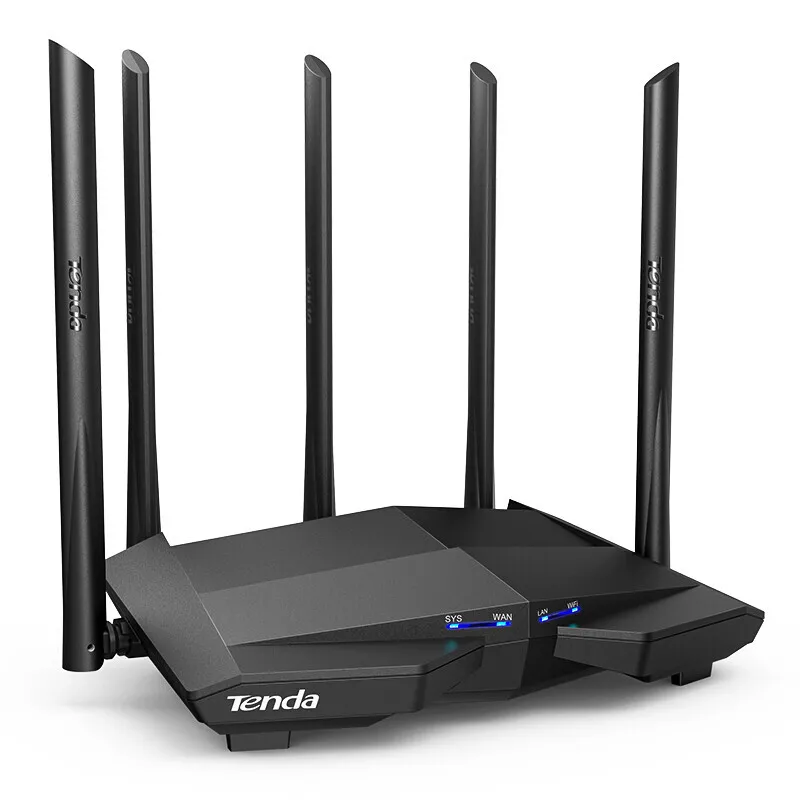 

Factory Original Tenda AC11 1200Mbps Gigabit Dual Band Wifi Router 2.4G 5G Wireless Router Support IPTV, Black