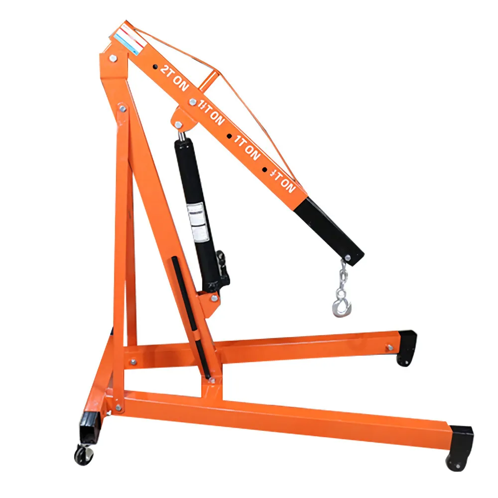 Hot Sell Hydraulic Portable Truck Pickup Engine Hoist Crane