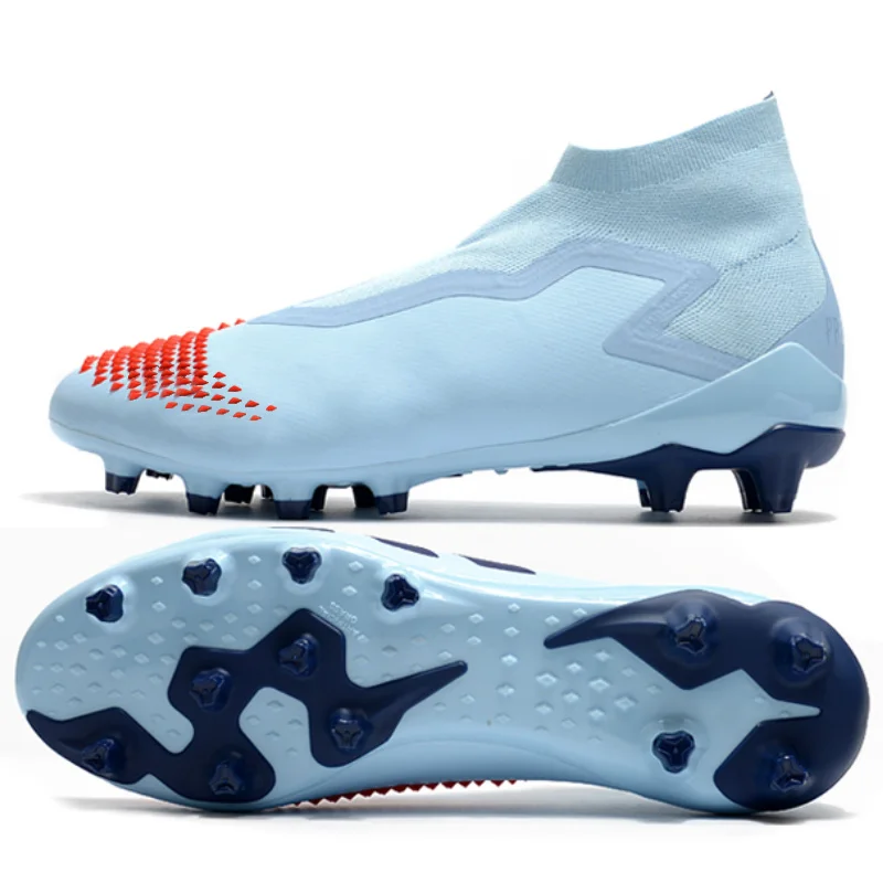 

New design high quality professional brand custom cheap football boots hot sale soccer shoes for kids fashion cleats