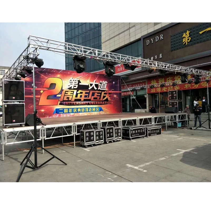 
Easy Install Lighting Truss Lift Tower for School Festival Display 