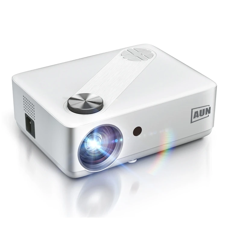 

AUN AKEY8 1920x1080 6000 Lumens Portable Home Theater LED HD Digital Projector, Basic Version