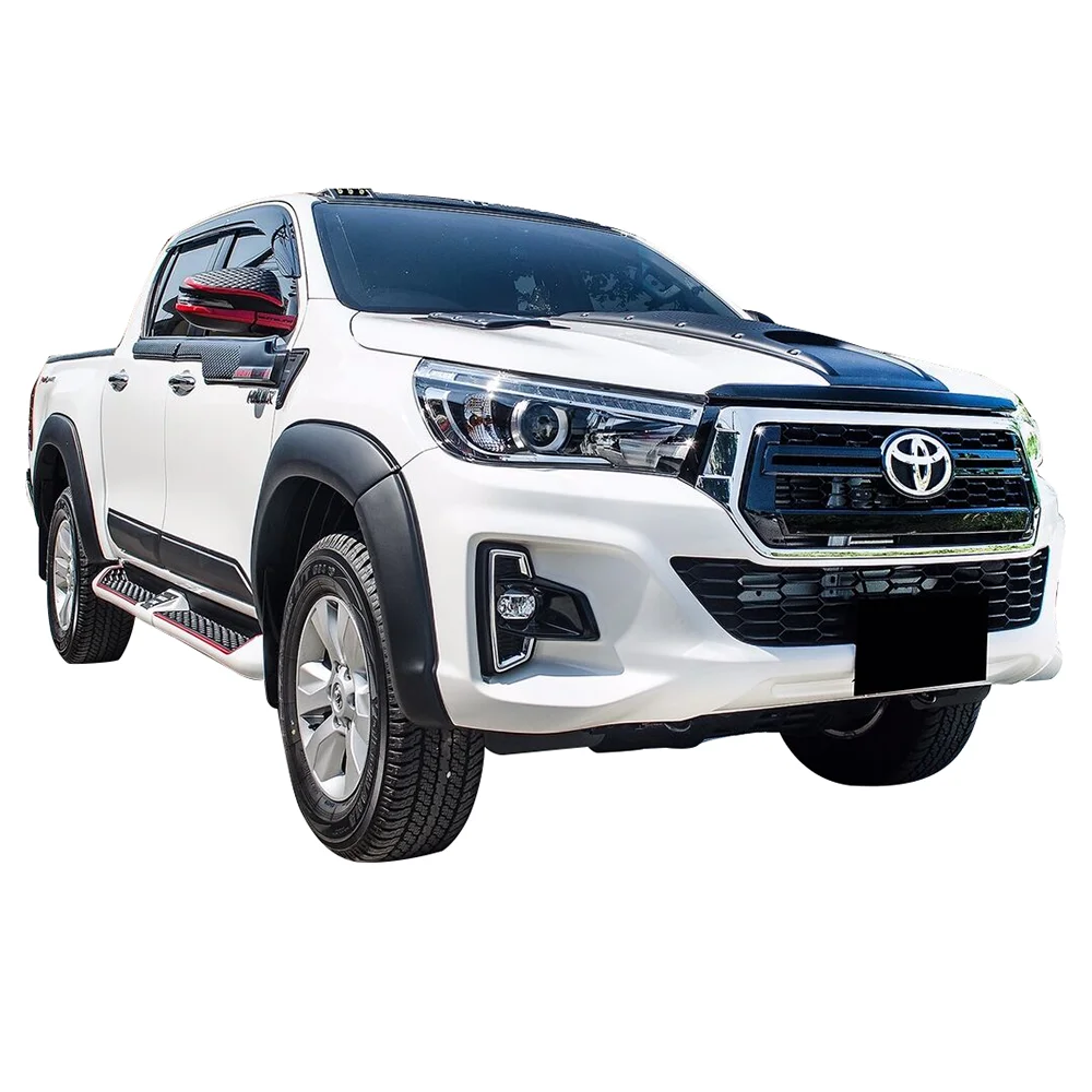 

YCSUNZ Matte Black ABS Rocco 2018 Accessories Black 6 Inch Wheel Arch Fender Flares For Hilux Revo 2019