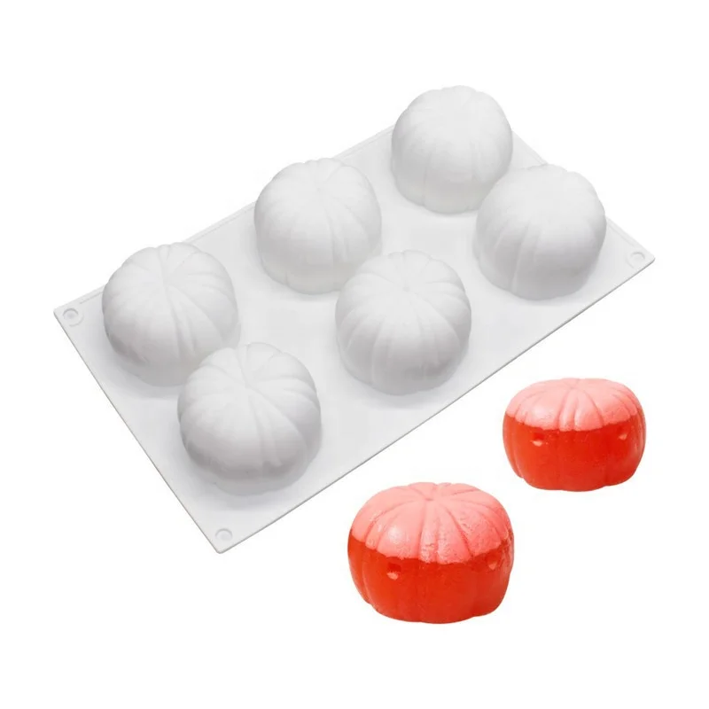 

Silicone Halloween Pumpkin Pudding Molds, White