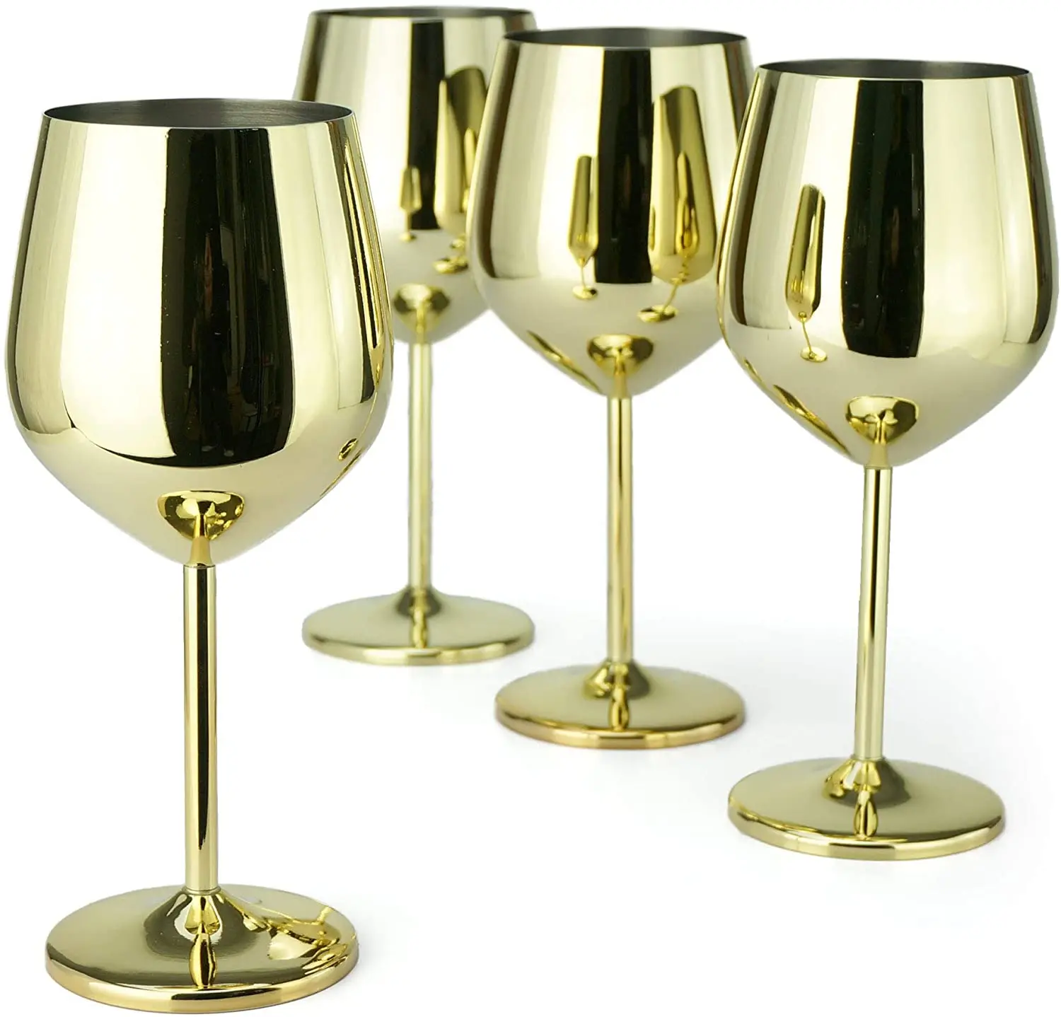 

Custom Metal Globe Tumbler Stem Wine Goblets Metal 304 Stainless Steel Wine Glass, Silver,gold,rose gold,black and so on