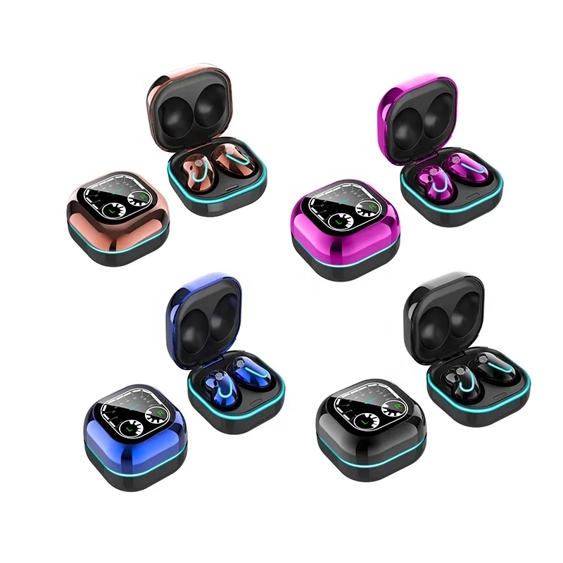 

2022 S6SE TWS ANC oem Wireless Earphones Stereo BT Headphones Gaming Headsets Waterproof Earbuds For Iphone 11 12 13 pro max, Blue, purple, black,gold , white